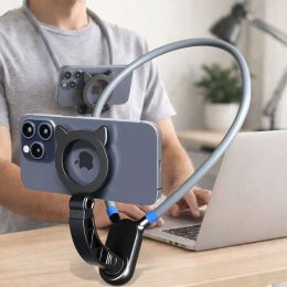 Тримач для телефону на шию без рук  19х17 см, з магнітним кріпленням (205/4322)