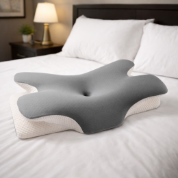 Ортопедична подушка з підтримкою шиї для сну на боці MULISOFT з пам'яттю (JM/6061)