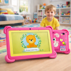 Детский планшет Smart Cool Kids C12 для детей 8 ГБ ОЗУ / 256 ГБ ПЗУ Android дисплей 7 дюймов Розовый (509/4262)