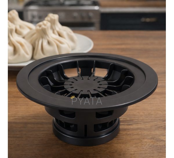 Ручний апарат для ліплення хінкалі, хінкальниця Чорний (509/2390)