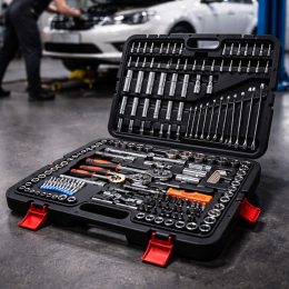 Набор инструментов для автомобиля 216 предметов (JM/5533)