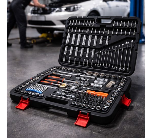 Набор инструментов для автомобиля 216 предметов (JM/5533)