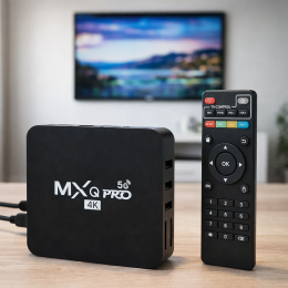 Смарт ТВ приставка-медиаплеер для телевизора Android 4GB/64GB з пультом керування MXQ 4K Pro (509/2654)