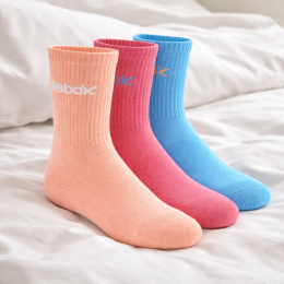 Шкарпетки жіночі напівмахра (36-41) текстиль 12 пар випадкові кольори