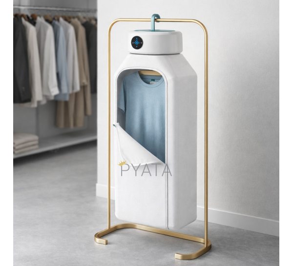 Сушарка для одягу електрична вертикальна 600Вт з чохлом і таймером, портативна сушарка до 10 кг (Х05/4709)