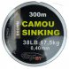 Нейлоновий волосінь для рибалки BoyaBY Camou Sinking 0,4mm 17,5 kg 38LB 300m Бежевий