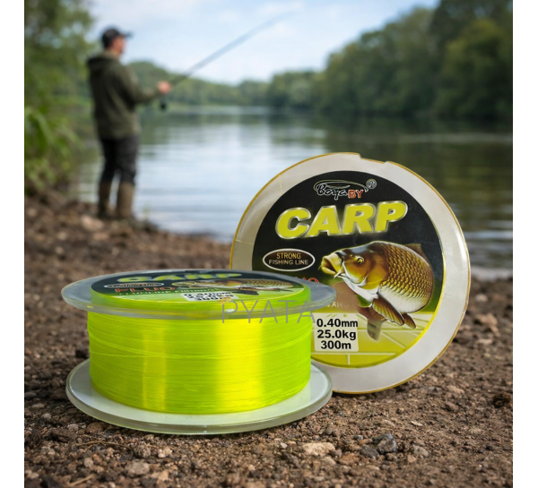Леска для рыбака boyaBY Carp 300м, 25кг, 0,40мм Fluoline
