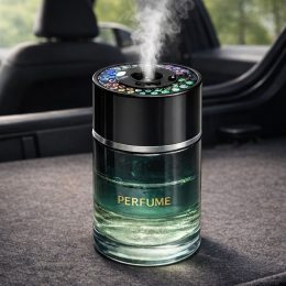 Автомобільний ароматизатор ультразвуковий дифузор Hilton з підсвічуванням USB-C (527/BA-0467)