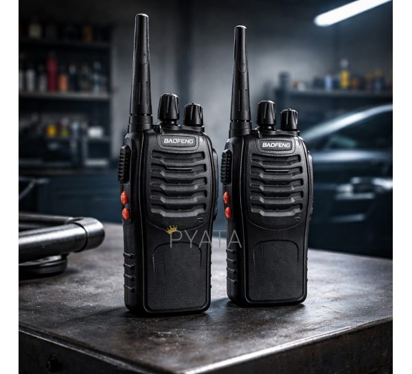 Рації BAOFENG BF-888S комплект 2 шт портативні 5Вт 16 каналів UHF 400-470 МГц