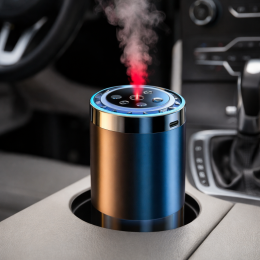 Автомобільний аромадифузор в авто з ефектом зоряного неба 1 флакон парфумів в комплекті (509/3068)