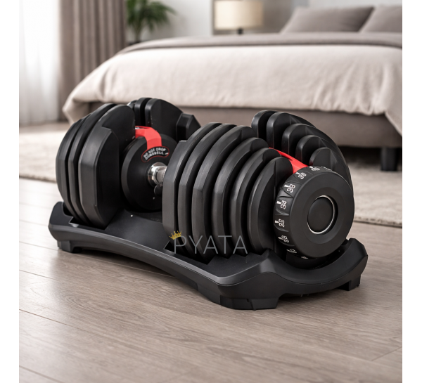 Регульовані автоматичні набірні гантелі з регульованою вагою до 24 кг (226)