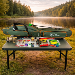 Набір для риболовлі (вудилище+котушка+чохол+снасті і т.д.) Karp Hercules 16в1 (4,25 м) №7