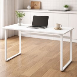 Стіл письмовий 90x70 см білий універсальний прямокутний для дому, офісу (626/VEN-1396)