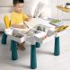 Дитячий стіл-конструктор з органайзерами, регулюванням висоти 104 деталі, блакитний (626/VEN-1400-С45/2)