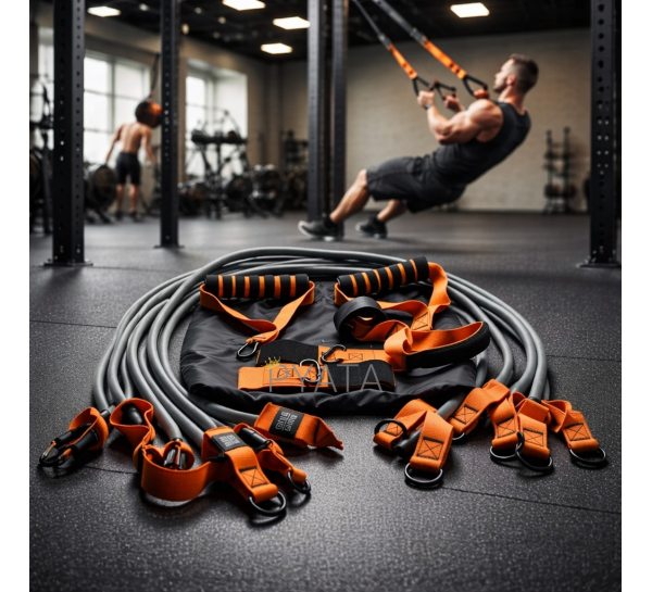 Тренировочные петли TRX для фитнеса и кроссфита, подвесной тренажер до 160 кг(626/VEN-1423-С45/2)