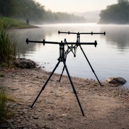 Подставка для удилищ Rod pod Boyang на 5 удилищ, регулируемая металлическая конструкция, сложная(SRK)