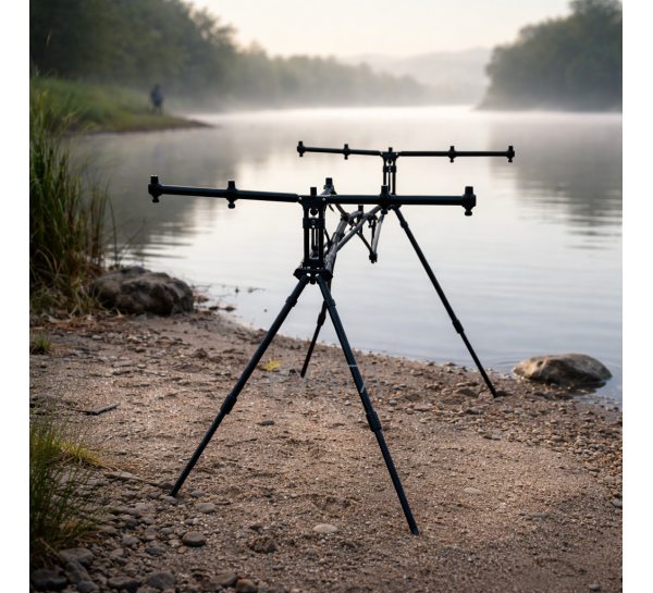 Подставка для удилищ Rod pod Boyang на 5 удилищ, регулируемая металлическая конструкция, сложная(SRK)