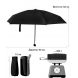 Кишенькова портативна міні-парасолька з чохлом Чорний (205/3539)