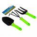 Садовий набір 2 в 1 інструменти 3 шт + рукавиці з кігтями Garden Gloves для посадки та догляду за рослинами
