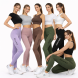 Набір жіночих базових спортивних тягнучих лосин 3 одиниці (випадкова модель) розмір 44