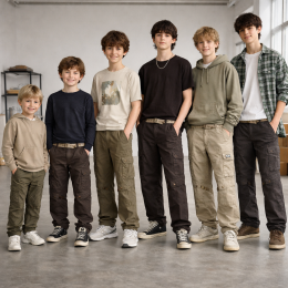 Набір підліткових штанів з ремінцем 3 одиниці (випадкова модель) розмір 28