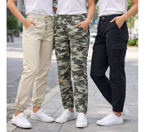 Комплект жіночих спортивних брюк 3 шт (випадкова модель), комфортні штани для спорту та щоденного носіння 26р.