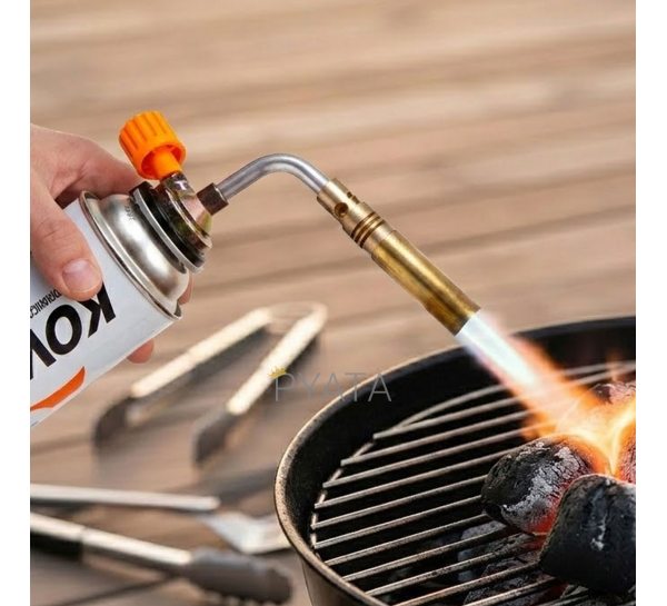 Пальник газовий Gas Torch 6001 для розпалювання вугілля 1300°C цанговий потужний 1.64 кВт компактний