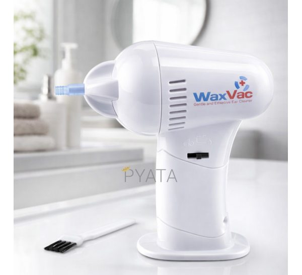 Електричний очищувач вух WaxVac вакуумний інструмент для видалення вушної сірки бездротовий (509/4692)