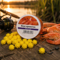Рыболовная поплавочная насадка приманка Power Float Bait 13 мм аромат Креветка (988) Рыболовная поплавочная насадка приманка Power Float Bait 13 мм аромат Креветка (988)