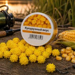 Рибальська поплавкова насадка приманка Power Float Bait 13 мм аромат Кукурудза (988)