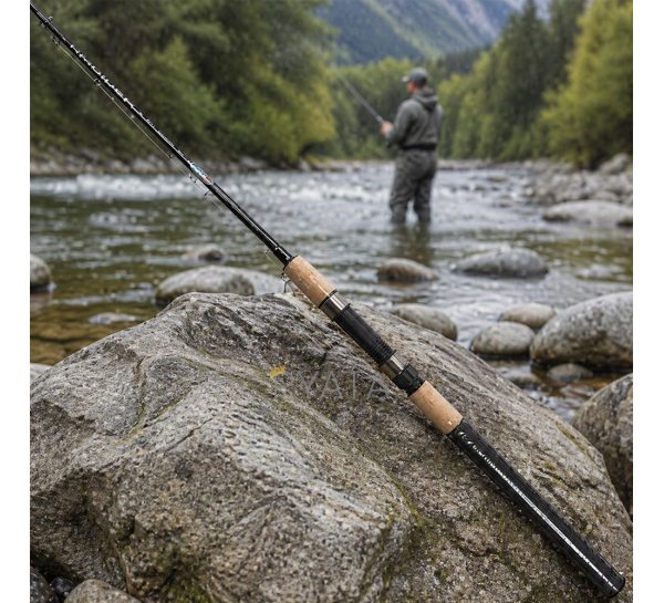 Спіннінгове вудилище boyaBY AMBER IM-7 Graphite 2.7 м тест 5-25 г (4005-270) штекерне для щуки судака