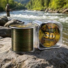 Волосінь коропова Boya BY Invisible 3D 300 м 0.25 мм 13 кг камуфляжна монофільна для риболовлі (988)
