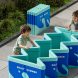 Портативний складаний басейн Pool 318×183×50 см для дітей і всієї родини, прямокутний ПВХ басейн(ARSH/KAR107)