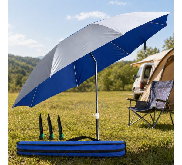 Парасолька для риболовлі 1.8 м з нахилом клапаном УФ-захистом та чохлом туристична пляжна (ARSH/DYS)