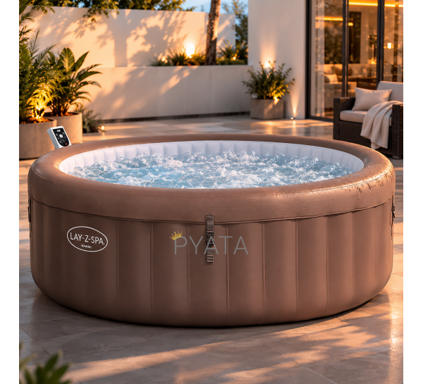 Надувне джакузі Bestway 6001G Lay-Z-Spa Hawaii 196x71 см 1325 л/год 6 місць (АТ)