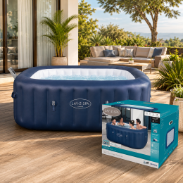 Надувне джакузі Bestway 6001H Lay-Z-Spa Hawaii 180x71 см 1325 л/год 6 місць 840 л (АТ)