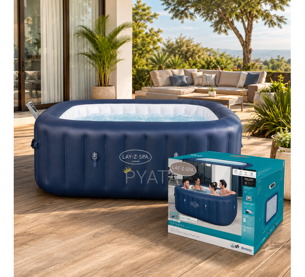 Надувне джакузі Bestway 6001H Lay-Z-Spa Hawaii 180x71 см 1325 л/год 6 місць 840 л (АТ)