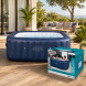 Надувне джакузі Bestway 6001H Lay-Z-Spa Hawaii 180x71 см 1325 л/год 6 місць 840 л (АТ)