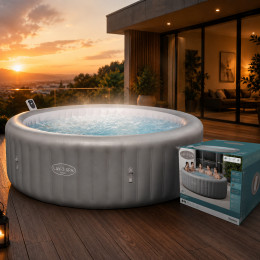 Надувне джакузі Bestway 6001J Lay-Z-Spa Hawaii 236x71 см 1325 л/год 8 місць 1440л (AT)