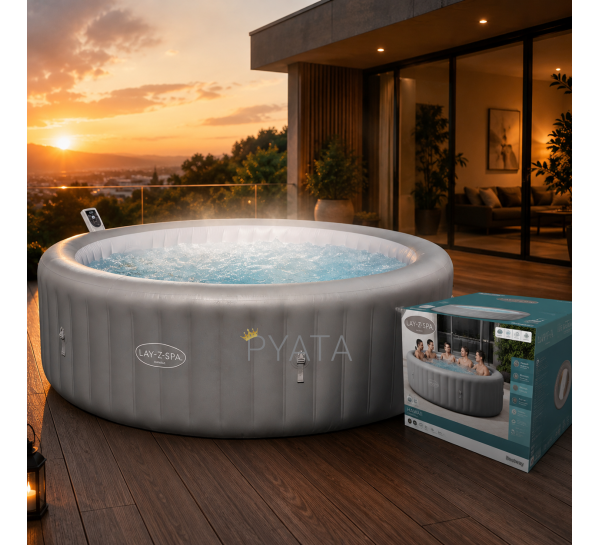 Надувне джакузі Bestway 6001J Lay-Z-Spa Hawaii 236x71 см 1325 л/год 8 місць 1440л (AT)
