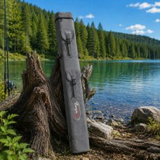Жесткий чехол-тубус Boya By SP Rod Bag 135 см для удилищ двойной водостойкий Oxford, Серый (988) Жесткий чехол-тубус Boya By SP Rod Bag 135 см для удилищ двойной водостойкий Oxford, Серый (988)