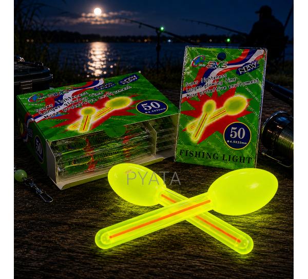 Світлячки для нічної риболовлі для поплавця та вудилища SMS Glow Stick 4,5×38 мм (988)