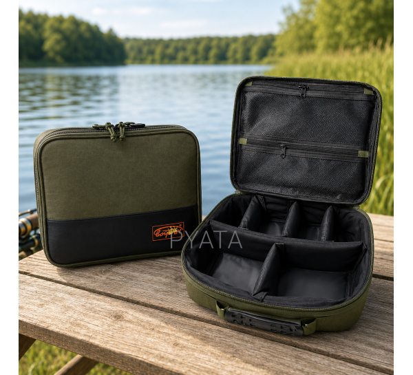 Сумка для рибальських котушок BoyaBY 6 Slots Reel Bag на 6 відділень водовідштовхувальна 34×17×15 см (988)