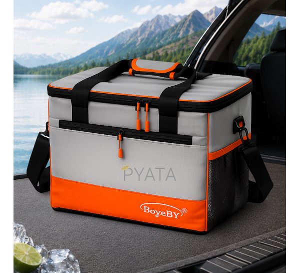 Сумка-холодильник риболовна BoyaBY Insulated Case L 38 л термосумка для прикормки та продуктів (988)
