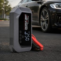 Пусковий пристрій та автомобільний компресор K3 2-в-1 12000mAh 1000A (527)