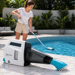 Акумуляторний пилосос для басейну, ручний водний пилосос для SPA та джакузі Intex 28626 ZR100 4V (AT)
