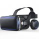 Окуляри віртуальної реальності VR JBV12 з навушниками 3D VR гарнітура для смартфонів Android iOS 100° (X26)