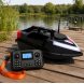 Кораблик для завоза прикормки и снастей ZV6 GPS 12000 mAh 7.4V на радиоуправлении, черный (КР)