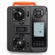 Кораблик для завоза прикормки и снастей V18 GPS на радиоуправлении 12000 mAh 7.4V черный карбон (КР)