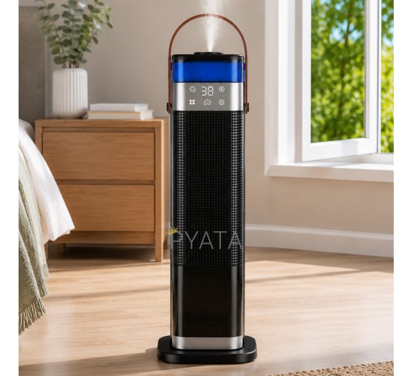 Електричний тепловентилятор зі зволожувачем Portable Fan Heater HQN218-28QD, охолодження, до 20 м²(626/1366)
